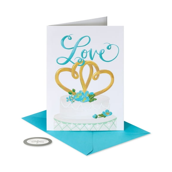 Papersong Premium Wedding Card for Bride and Groom (Happy Wishes)