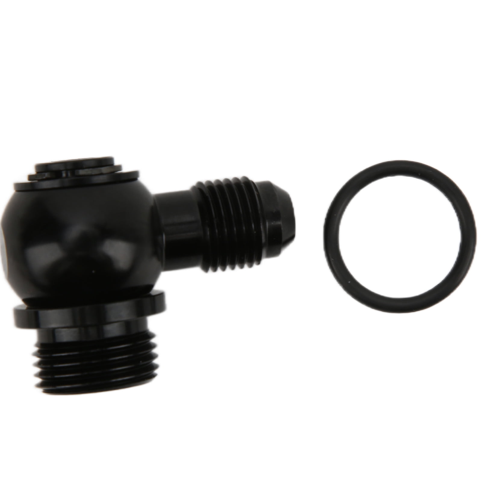 Spptty Aluminum Banjo Adapter Assembly,Banjo Fitting,AN‑6 Banjo Adapter To ORB‑8 3/4in UNF Banjo