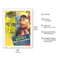 thumbnail image 2 of In a Lonely Place (Muerte en un Beso) - Starring Humphrey Bogart & Gloria Grahame - Vintage Argentina Film Noir Movie Poster c.1950 - Master Art Print (Unframed) 9in x 12in, 2 of 4