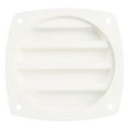 PASILI 2x 3 Inch Black Louvered Vents Marine Boat Yacht Hull Air Vent