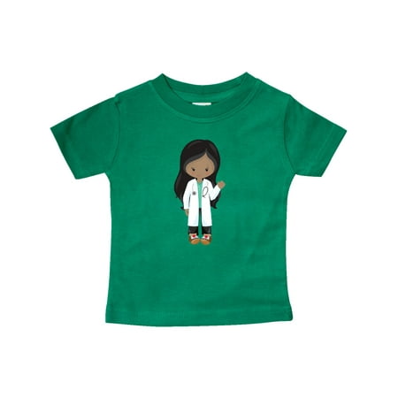 

Inktastic African American Girl Girl Doctor Lab Coat Gift Baby Girl T-Shirt
