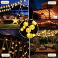 thumbnail image 7 of Solar Fairy Lights Outdoor Waterproof,50LED Solar Garden Lights,8 Mode 23Ft String Lights for Garden,Patio,Yard,Home,Christmas,Parties,Wedding(Warm White), 7 of 7