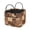 Brown Patchwork Quilted Pattern, variant on Uourmeti Colorful Dinosaur Print Collapsible Storage Basket, Waterproof Quilted Storage Basket Polyester Quilted Laundry Basket for Shopping