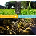 thumbnail image 2 of Luces solares para jardín, 6 unidades, luces solares para jardín exterior, luces LED impermeables para caminos exteriores, luces decorativas para césped, pasillo y patio., 2 of 4