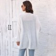 thumbnail image 5 of Winter Coats for Women Fall Sweaters for Women 2025 Women Solid Color Botton Fall And Winter Long Sleeve Cardigan Fashion Coat, 5 of 8