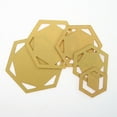 thumbnail image 2 of 5pcs Hexagon Templates Quilting Patchwork Embroidery Model Handmade DIY Sewing Tool Set, 2 of 5