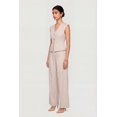 thumbnail image 3 of Women's Metallic Button Front Crepe Knit Waistcoat, 3 of 4