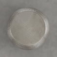 thumbnail image 3 of Simpli Home Griffen 19 inch Wide Hand-Hammered Metal Drum Storage Accent Table, Antique Nickel, 3 of 6