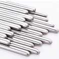 thumbnail image 4 of justharion 1 Pair Stainless Steel Solid Long 36cm Chopsticks Reusable Handheld Kitchen Non-slip Cooking Tool, 4 of 8