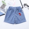 thumbnail image 2 of KPOPLK Toddler Baby Boy Cotton Shorts Kids Casual Shorts Pull-on Shorts Soft Baby Boy Elastic Waist Shorts for Summer 6 9 12 18 Months 2T 3T 4T 5T Size 4-5 Years,BU1, 2 of 7