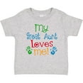 thumbnail image 3 of Inktastic My Great Aunt Loves Me Boys or Girls Baby T-Shirt, 3 of 5
