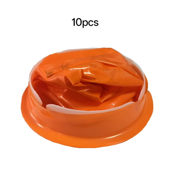XIRQI Vomit Bags Throw Up Bags Disposable Barf Bags 1000ml Puke Bags Nausea Bags Leak Resistant Emesis Bags for Aircraft Car Sickness Orange 10Pcs