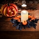 thumbnail image 1 of Xihbxyly Decoración de Calabaza con Hojas de Halloween, Vela de Mesa con Flores Artificiales, Guirnalda Exquisita, Decoración Festiva para Interiores y Exteriores, Decoración de Mesa para Bodas, 25 C, 1 of 7