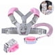 thumbnail image 1 of Correa para niños pequeños 2 en 1, eslabón de muñeca antipérdida, arnés de seguridad rosa con cerradura para niños, correa para bebé, eslabón de muñeca antipérdida, eslabón de muñeca de segu, 1 of 5