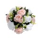 thumbnail image 2 of Bola De Rosa De Plástico Bola de rosas de seda artificiales multicolor para decoración de mesas de boda (rosa,1 pieza) Rkxzt, 2 of 6