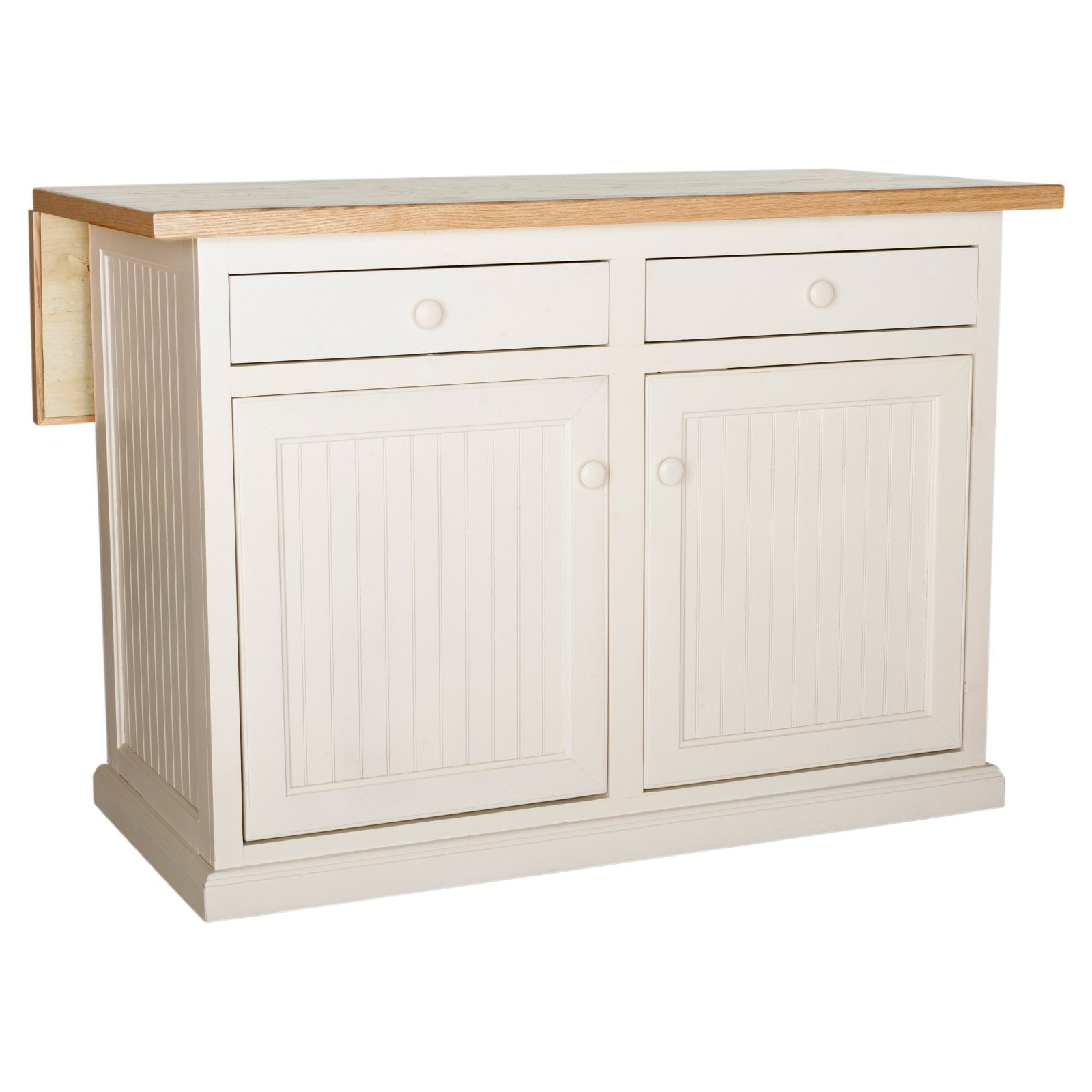 Eagle Furniture Coastal Customizable Kitchen Island with Drop Leaf
