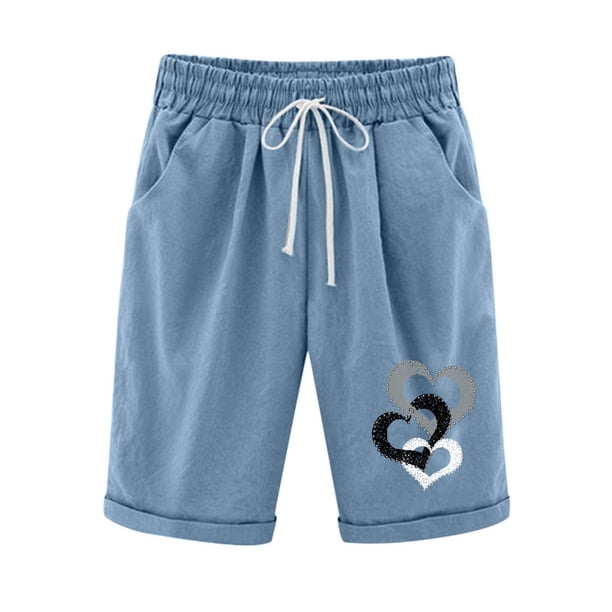 Pantalones Cortos Casuales de Cintura Elástica de Béisbol Impresos, Pantalones de Pijama con Cordón para el Hogar, la Playa, la Ropa de Dormir Y el Uso Diario