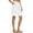 White, variant on Women's Bermuda Long Shorts with Pockets High Waisted Stretch Knee Length Shorts for Women for Women Walking Workout Casual Summer Golf Shorts Migroa Beige L