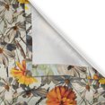thumbnail image 6 of Ambesonne Floral Valance & Curtain, Retro Garden Flower Petals, 55"x45", Marigold Ivory and Eggshell, 6 of 7