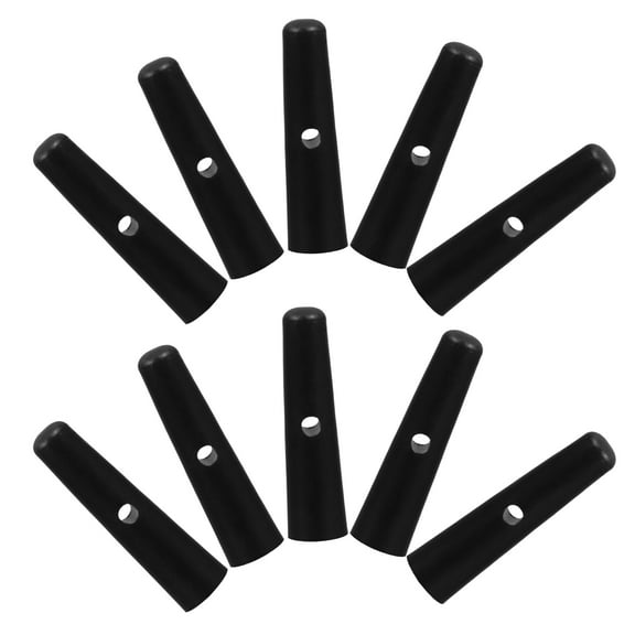 Umbrella Beads Repair Umbrella Accessories Plastic Black 2.80X0.80X0.80CM 10 Pcs