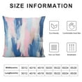 thumbnail image 5 of Creowell  Abstract Blush and Blue Throw Pillow Cover Soft Cozy Decorative Throw Pillowcases Cushion Case for Home Decor Living Room Bed Couch Car Covers, 5 of 5