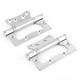 thumbnail image 1 of Accesorios para muebles, 2 piezas de acero inoxidable para el hogar, bisagra de acero inoxidable, montaje de hardware, durabilidad probada en el tiempo, 1 of 8