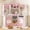 Pink, variant on OLAKIDS Corner Kids Kitchen Playset, Toddler Wooden Pretend Cooking Set with Lights Sounds Coffee Machine Washing Machine, Stove Removable Sink Storage Cabinet, Simulation Play Kitchen Toy