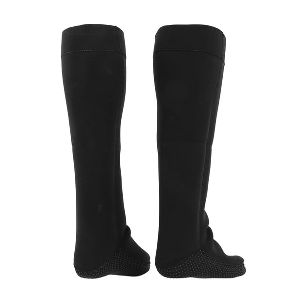 Calcetinas Térmicos de Buceo, Calcetines de Buceo de Neopreno de 3 mm, Calcetines Largos de Secado Rápido para Agua para Hombres y Mujeres, Deportes Acuticos, Natación