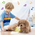 thumbnail image 6 of Electronic Walking Plush Dog Toy Interactive Puppy with Realistic Sounds and Lights STEM Learning Pet for Kids Ages 3+‌, 6 of 7