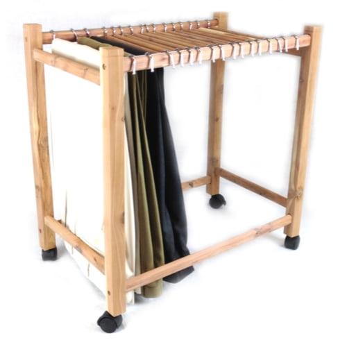 Aromatic Red Cedar Pant Trolley/Trouser Rack (16 Hangup Rods) Walmart