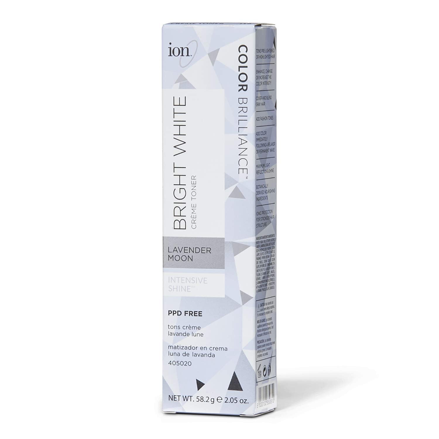 Lavender Moon , Ion Brilliance Bright White Creme Toner (2.05 oz), hair  scalp beauty - Pack of 3 w/ Sleek Teasing Comb - Walmart.com