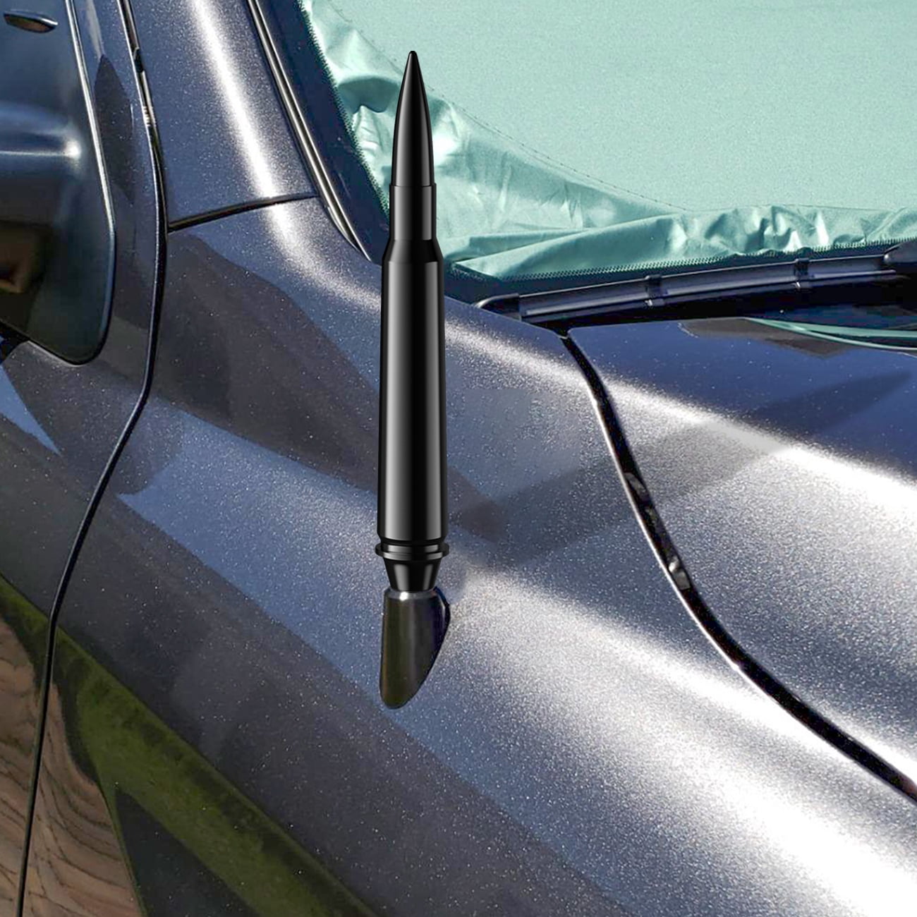 For Truck 5.7" Black Bullet Antenna Compatible With For 2006-2010