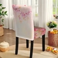 thumbnail image 5 of TSOVTHRID Cardinal Cherry Blossom Print 7 Pcs Table Cloth with Chair Covers Set Easy-Clean Elastic Rectangle Tablecloth with Seat Slipcover Set of 6 for Home Restaurant Hotel Decor, 5 of 6