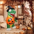 thumbnail image 3 of Inflables de Halloween Dinosaurio Iluminado Inflable para, 3 of 9