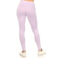 thumbnail image 5 of Moa Collection Women's Soft Casual High Waist Solid Full Length Leggings, 5 of 5