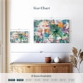 thumbnail image 4 of Elephant Stock Succulent Florals Crop Wall Art - Horizontal Canvas Wall Art - Living Room Wall Decor - Abstract Canvas - Orange And Blue Decor By Danhui Nai - 12" x 8", 4 of 8