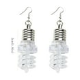 thumbnail image 3 of SUSHANG Earrings Colorful Light Bulb Earrings Female Personality Trendsetter Earrings Jewelry Women Fashion Earring 1Pair Light Blinking Hook Jewelry Ear Led Up Bulb Earrings, 3 of 8