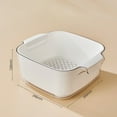 thumbnail image 6 of Sunjoy Tech Drain Basket Double Layered Strainer Basket Convenient Fruit Vegetable Washing Basket for Home Kitchen, 6 of 8