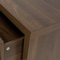 thumbnail image 6 of GDF Studio Marlette Modern Faux Wood 2 Drawer Nightstand, Walnut, 6 of 9