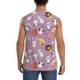 thumbnail image 4 of Kdxio Lovely Animals for Men's Muscle T-shirt,Sleeveless for Workout Running Athletic Gym Lounge Casual, 4 of 7