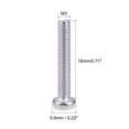 thumbnail image 3 of Tornillos de máquina Phillips de cabeza de pan M3x18mm Unique Bargains 304 Acero inoxidable 30Pcs, 3 of 3