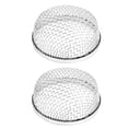 thumbnail image 1 of Khall 2pcs Couverture de Four de Bug de Ventilation en Acier Inoxydable pour Remorque Camping-Car RV avec Attaches à Ressort, Couverture de Four, Écran de Dauber, 1 of 7