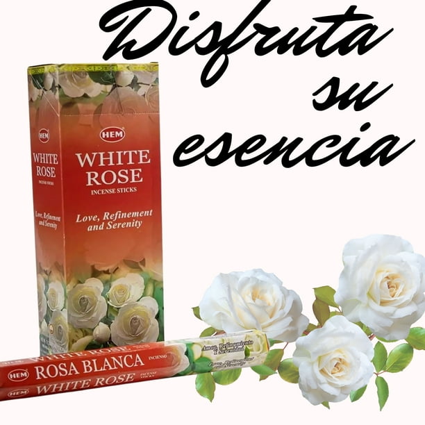incienso rosa blanca