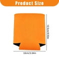 thumbnail image 2 of Foldable Can Cooler Sleeve, Insulated Beverage Can Holder, Dive-Style Colorful Can Cooler, Reusable Beer Can Protector, Party Drink Can Insulator, Non-Scratch Anti-Slip Can Protector,Orange, 2 of 5