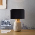 thumbnail image 4 of SHISUYAN Cloth Craft Lampshade Accessory Table Light Cover Lampshade Decor Accessory, 4 of 9