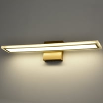 Clarksville LED Gold Bathroom Vanity Light Brass Wall Sconce 4000k