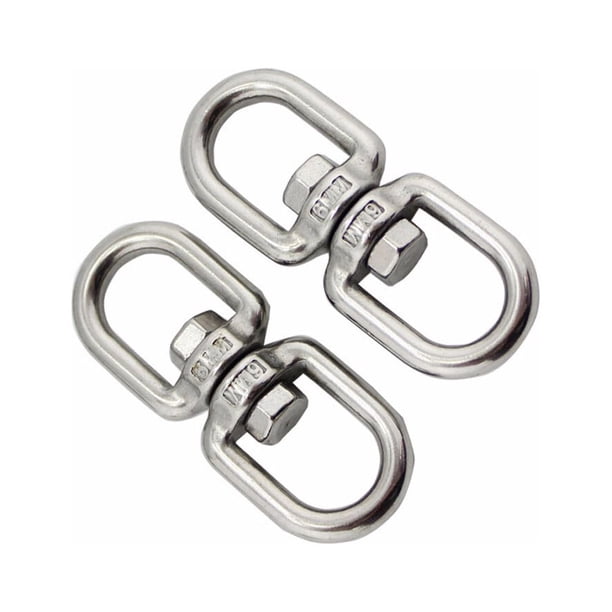 BALAHAPY 2Ud Giratorios De Acero Inoxidable Para Plantas Colgantes Y Adornos En Exterior