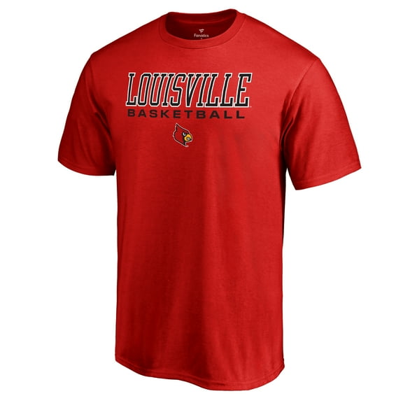 Men's Red Louisville Cardinals Team Unity Basketball T-Shirt