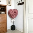thumbnail image 5 of RKSTN Valentine's Day 29.5" Artificial Boxwood Heart-Shaped Topiary Tree, No Watering, Reusable Faux Plant Love Topiary Ball for Indoor & Outdoor, Valentine's Day Party Decoratinos Accent, 5 of 7