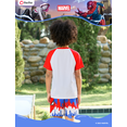 thumbnail image 4 of Marvel Spider-Man Boys 2 Pieces Swimsuit UFP50+ Rash Guard Shirts & Swim Trunks Bathing Suits Set Sizes 2-13, 4 of 9
